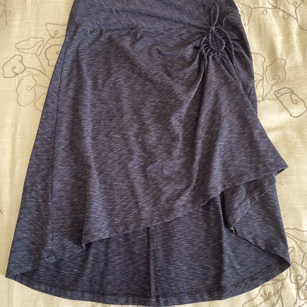 North Face ruched asymmetric skirt